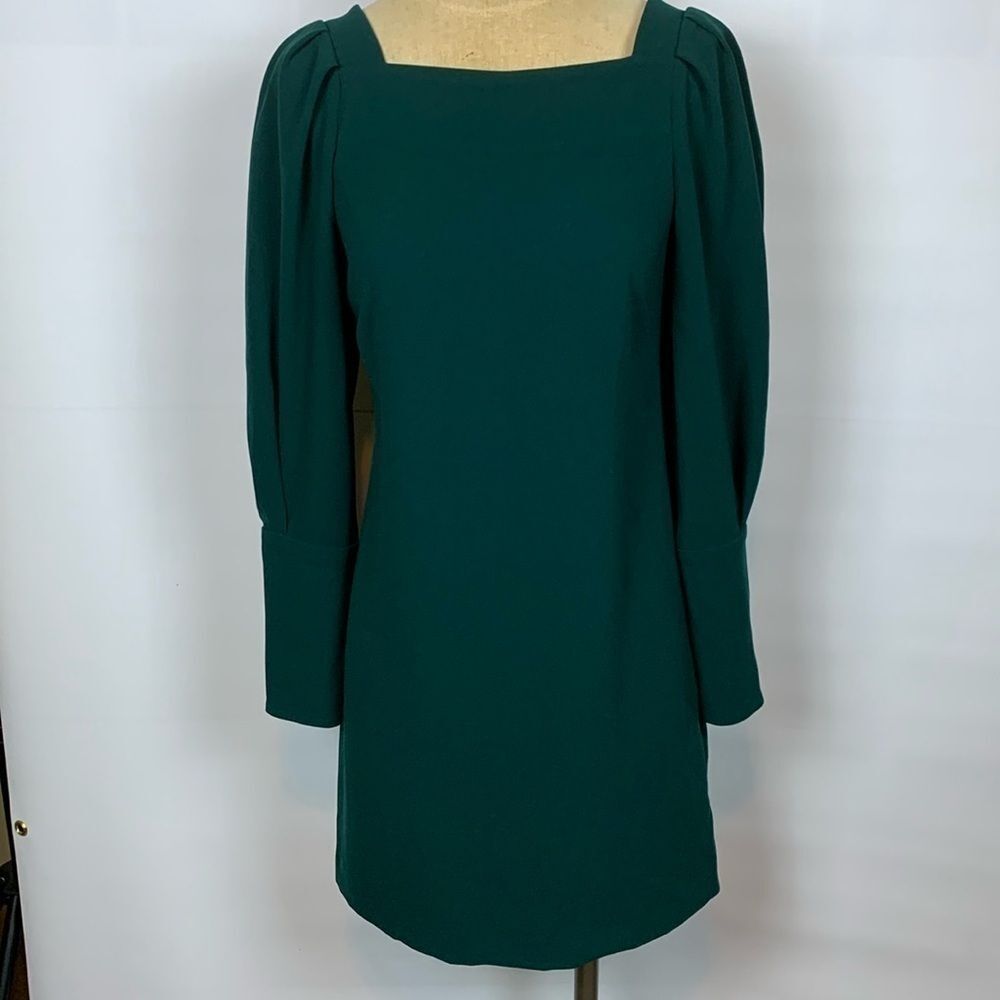 Gorgeous Cue dark green long sleeve dress, AUS Size 6 = US Size 2 NWT